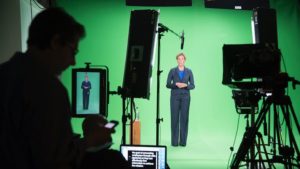 In-Studio Green Screen for Production Rentals